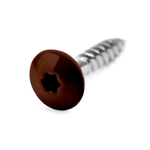 Schroeven sephia bruin (RAL 8014)